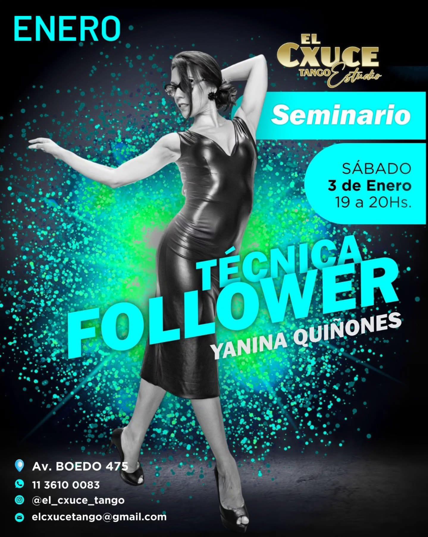 Tecnica Follower Yanina Quiñones El cxuce Tango